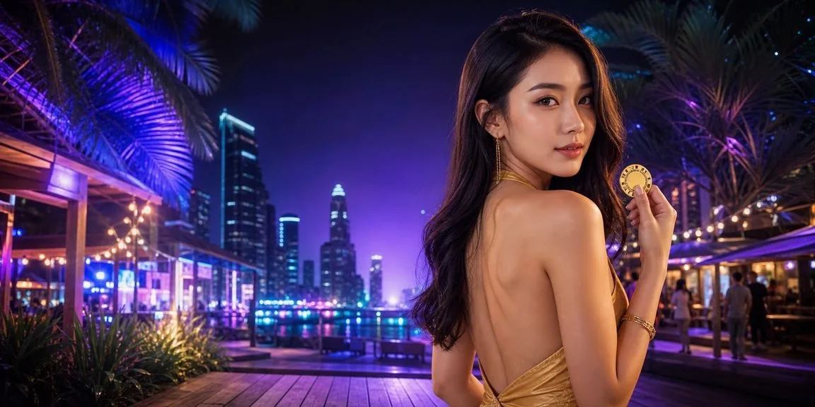 ภาพประกอบบุคคลกับชิปเกม